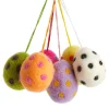 A World Of Craft Felted Egg Decorations Set Of 6