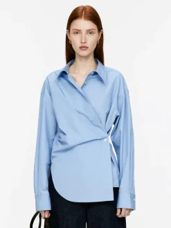 Asymmetric Wrap Shirt
