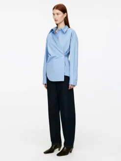 Asymmetric Wrap Shirt
