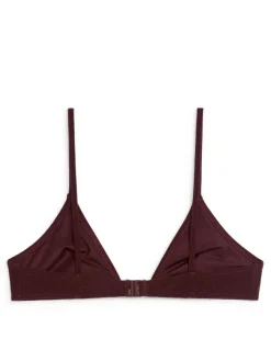 Bead-Detail Bikini Top