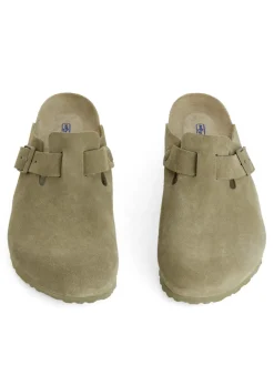 Birkenstock Boston Suede Sandals