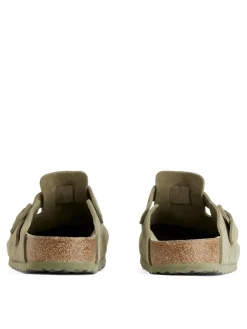 Birkenstock Boston Suede Sandals