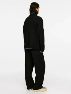 Boiled Wool Polo Shirt