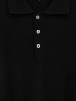 Boiled Wool Polo Shirt
