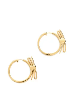 Bow Hoop Earrings