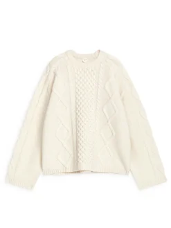 Cable Knit Wool Jumper