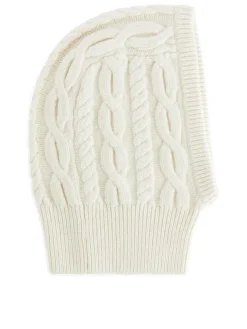 Cable-Knit Fitted Hood