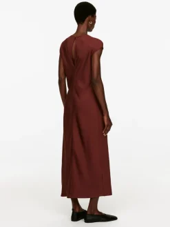 Cap-Sleeve Maxi Dress