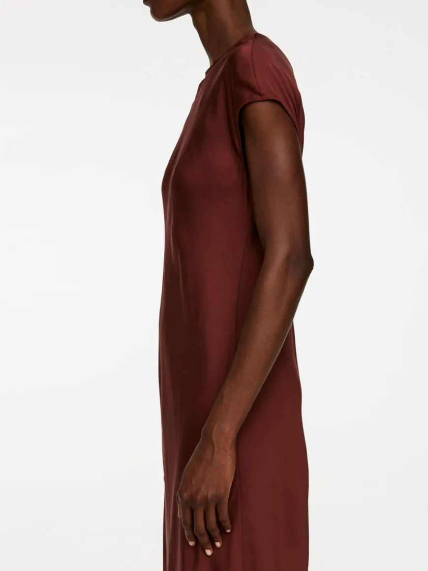 Cap-Sleeve Maxi Dress