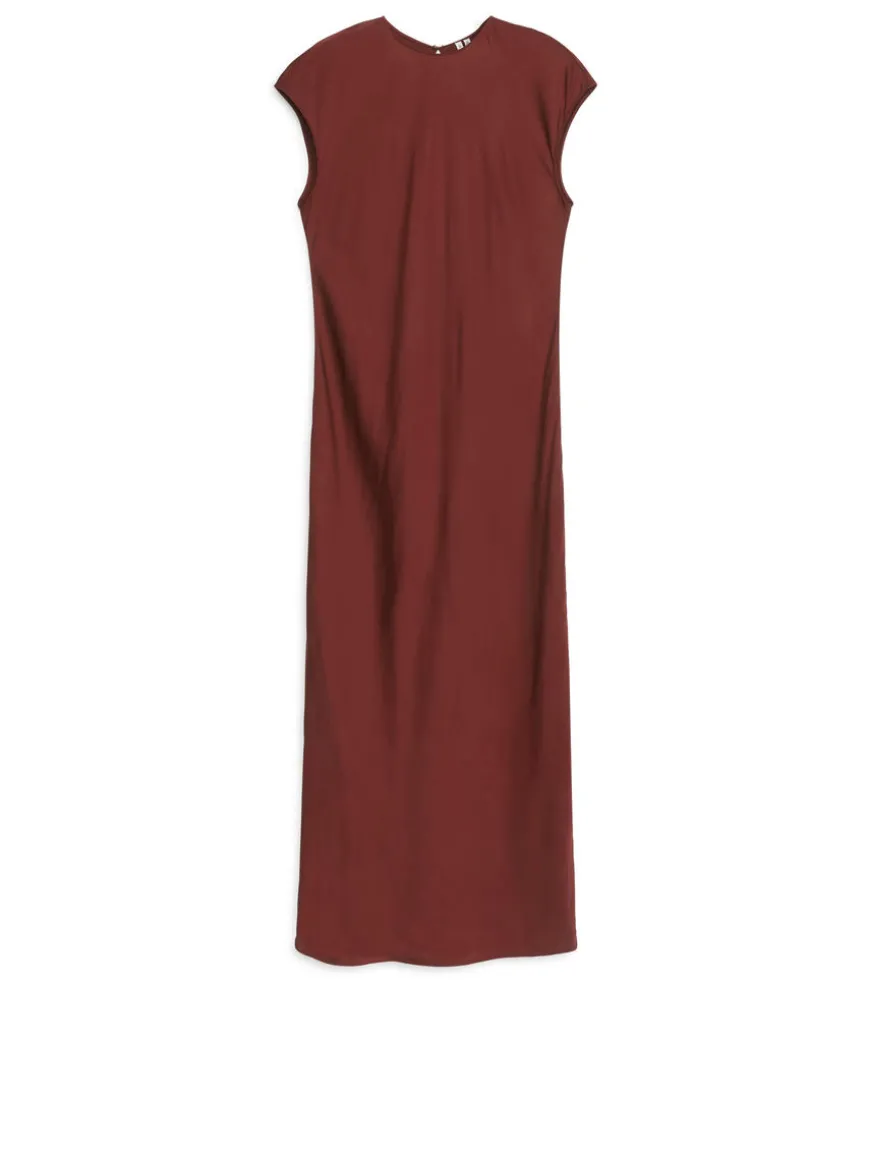 Cap-Sleeve Maxi Dress