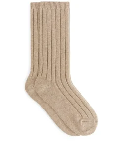 Cashmere-Wool Blend Socks