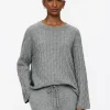 Cashmere-Wool Cable-Knit Jumper