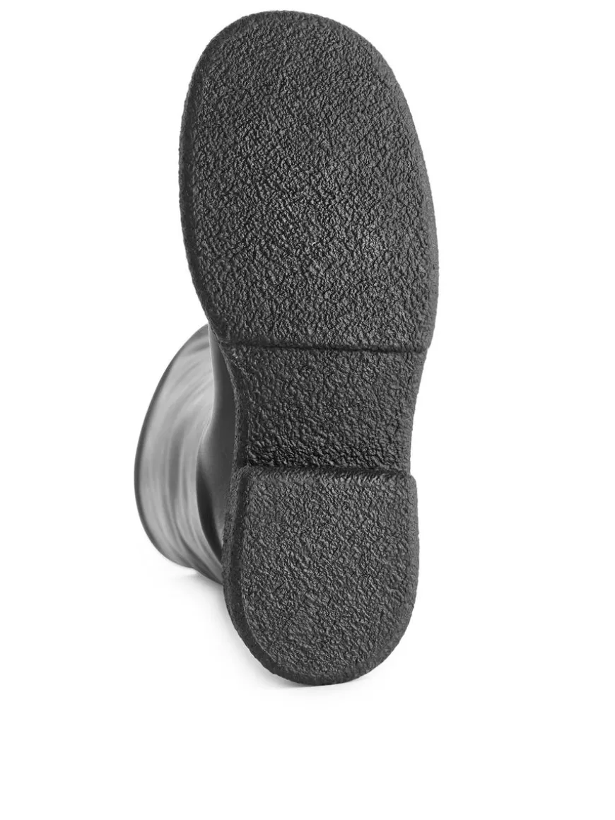 Chunky Leather Boots