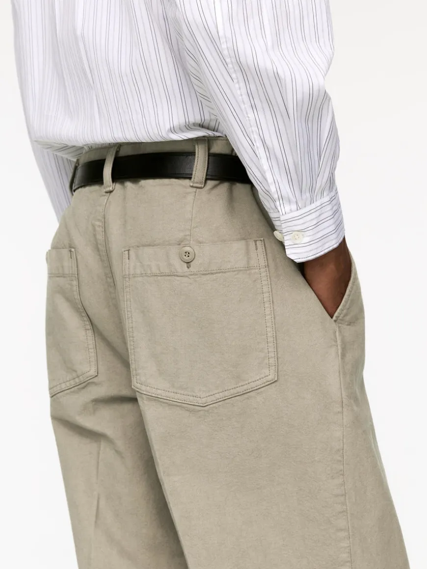 Cotton Canvas Utility Trousers