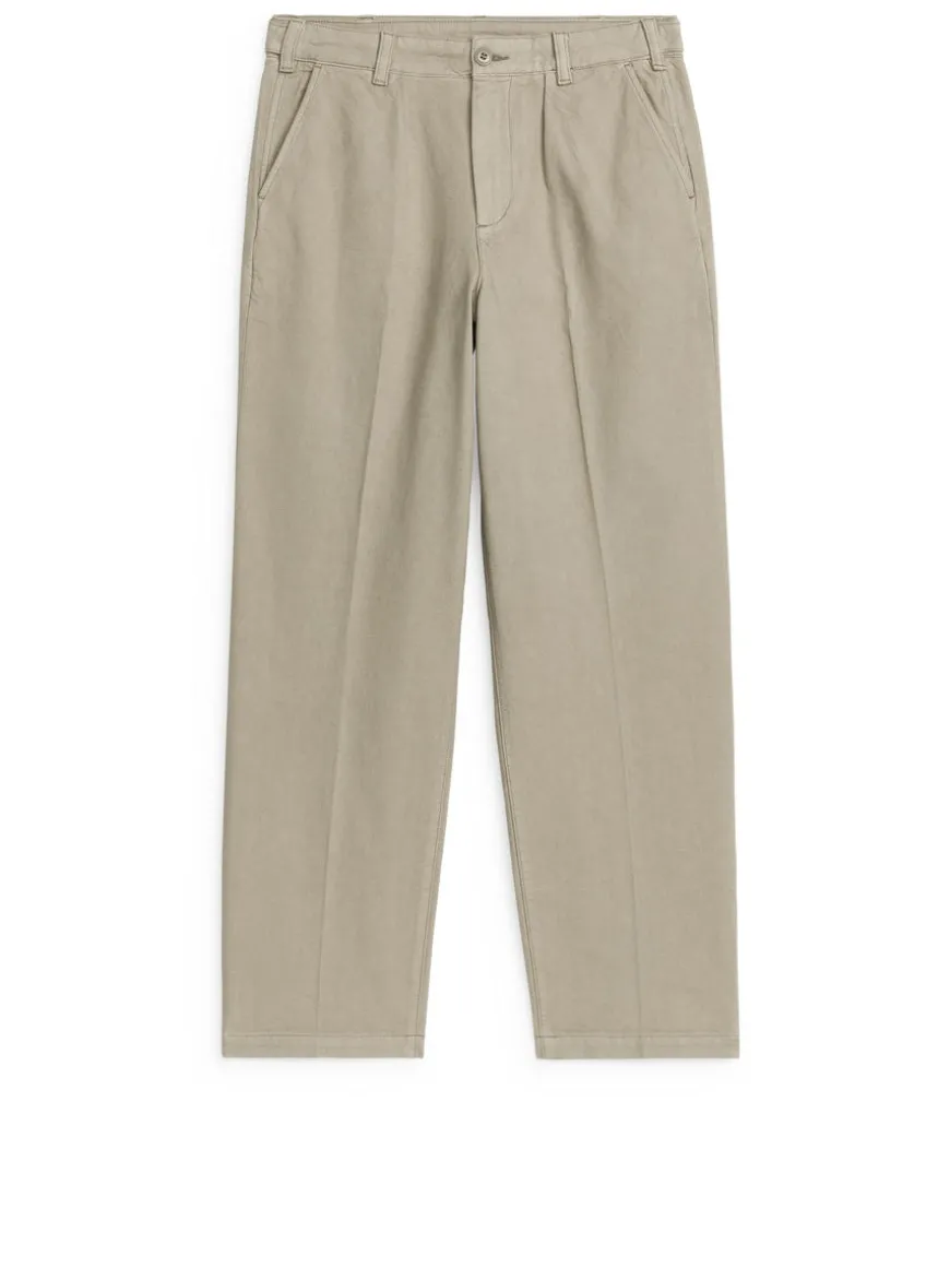 Cotton Canvas Utility Trousers