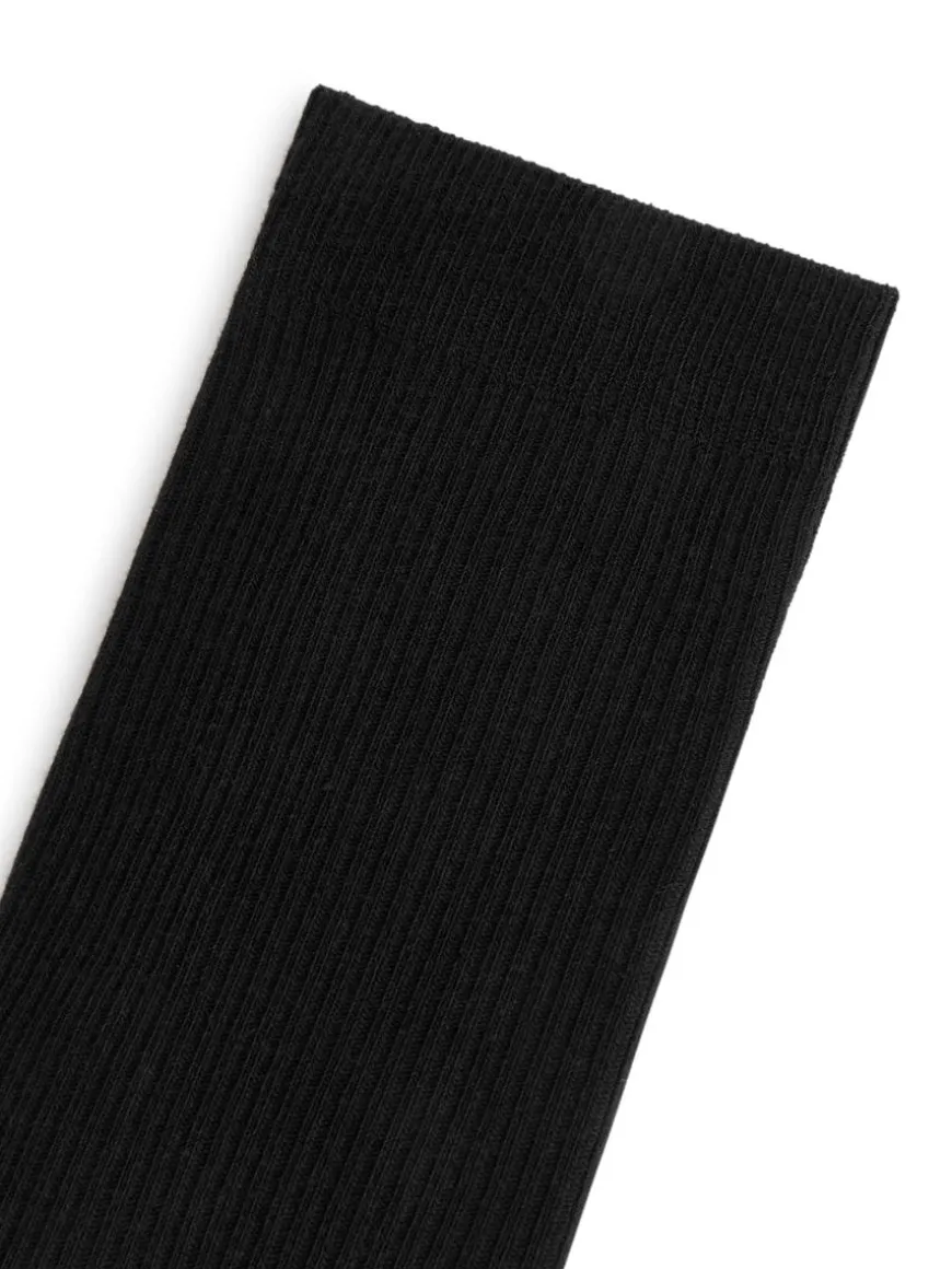 Cotton Rib Socks Set Of 5