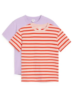 Crew-Neck T-Shirt Set Of 2