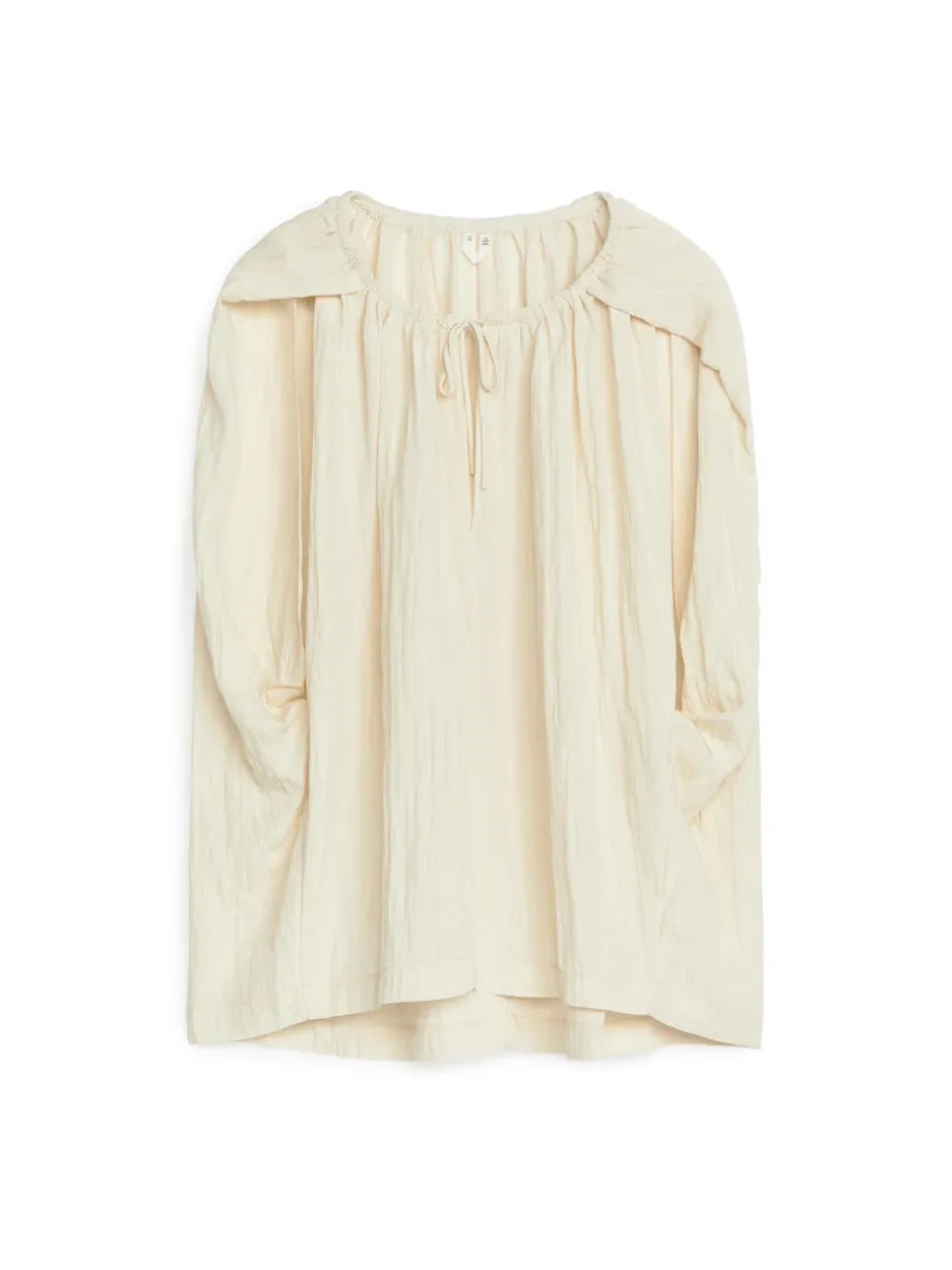 Crinkle Cape Top