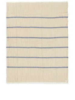 Crinkled Linen Blend Blanket