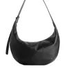 Curved Leather Bag