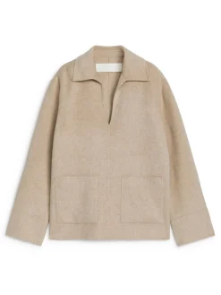 Double-Face Popover Shirt