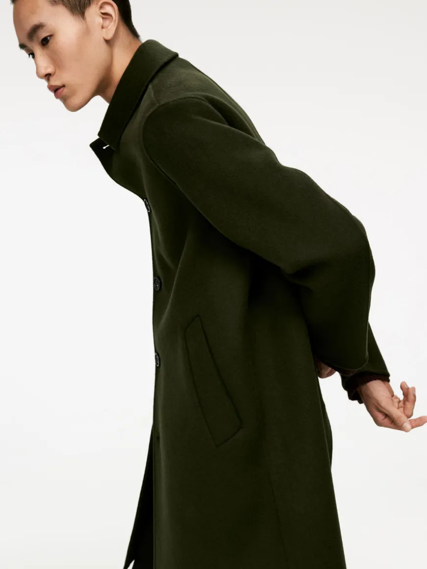 Double-Face Wool Blend Coat