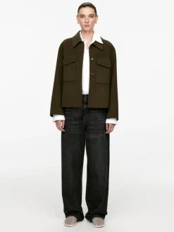 Double-Face Wool Overshirt