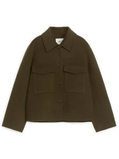 Double-Face Wool Overshirt