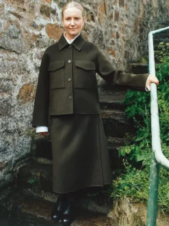 Double-Face Wool Overshirt