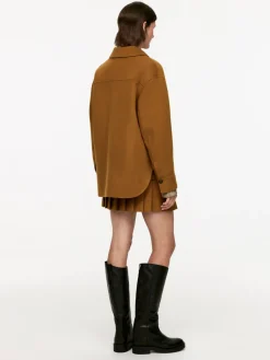 Double-Face Wool-Blend Shirt