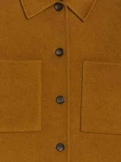 Double-Face Wool-Blend Shirt