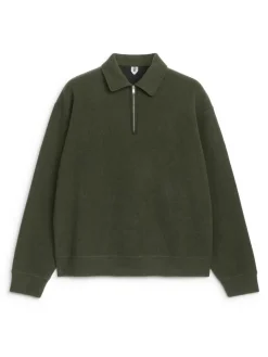Double-Knit Half-Zip Jumper