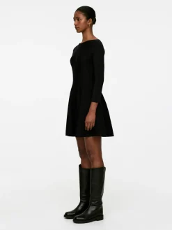 Double-Knit Mini Dress