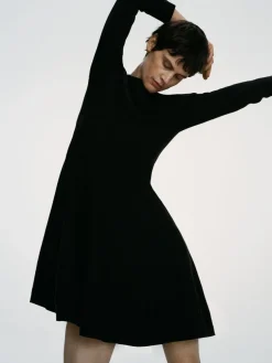 Double-Knit Mini Dress