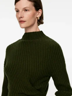 Draped Wool Jumper