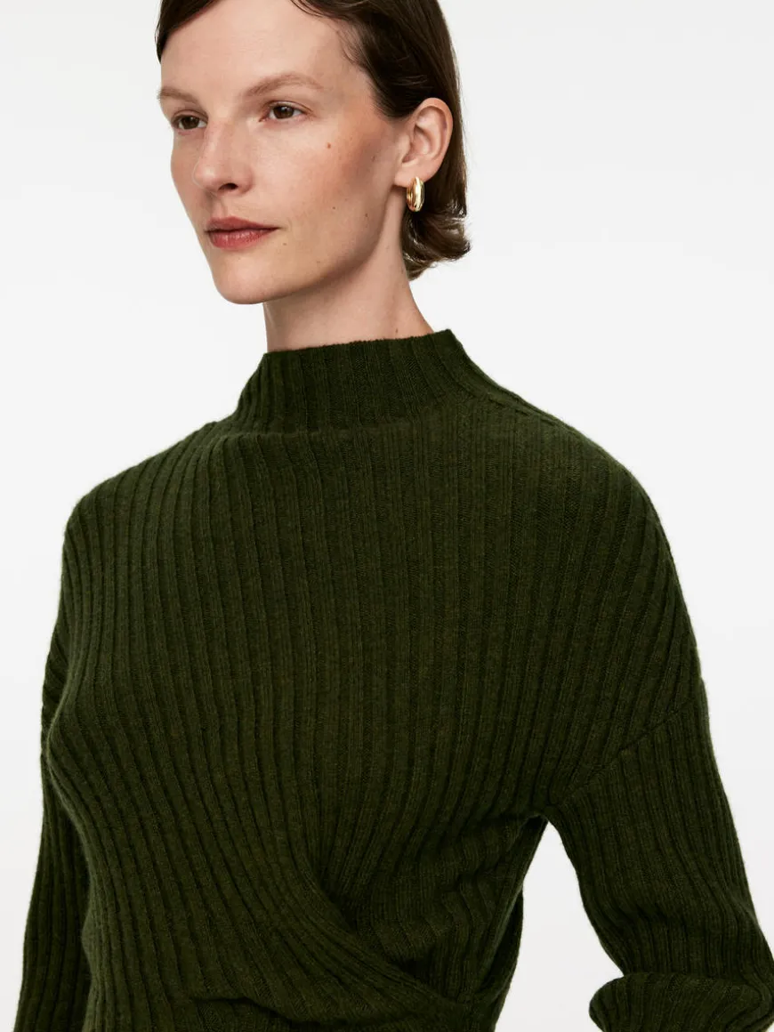 Draped Wool Jumper