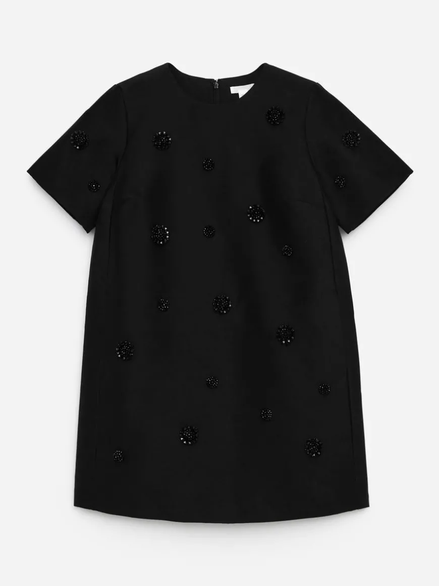 Embellished Shift Dress