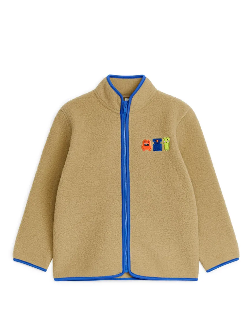 Embroidered Fleece Jacket