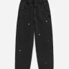 Embroidered Paperbag Trousers
