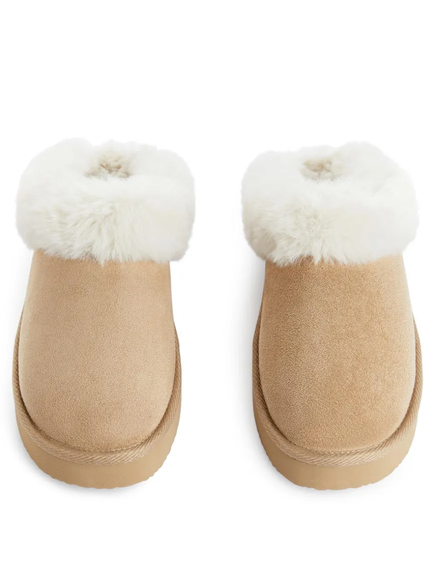 Faux Fur Slippers