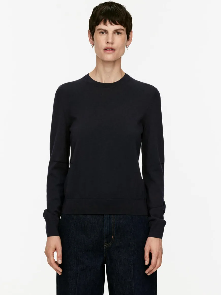 Fine-Knit Merino Jumper
