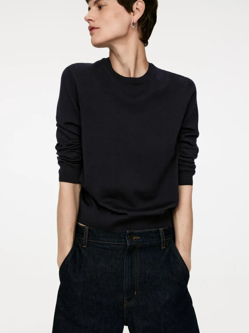 Fine-Knit Merino Jumper