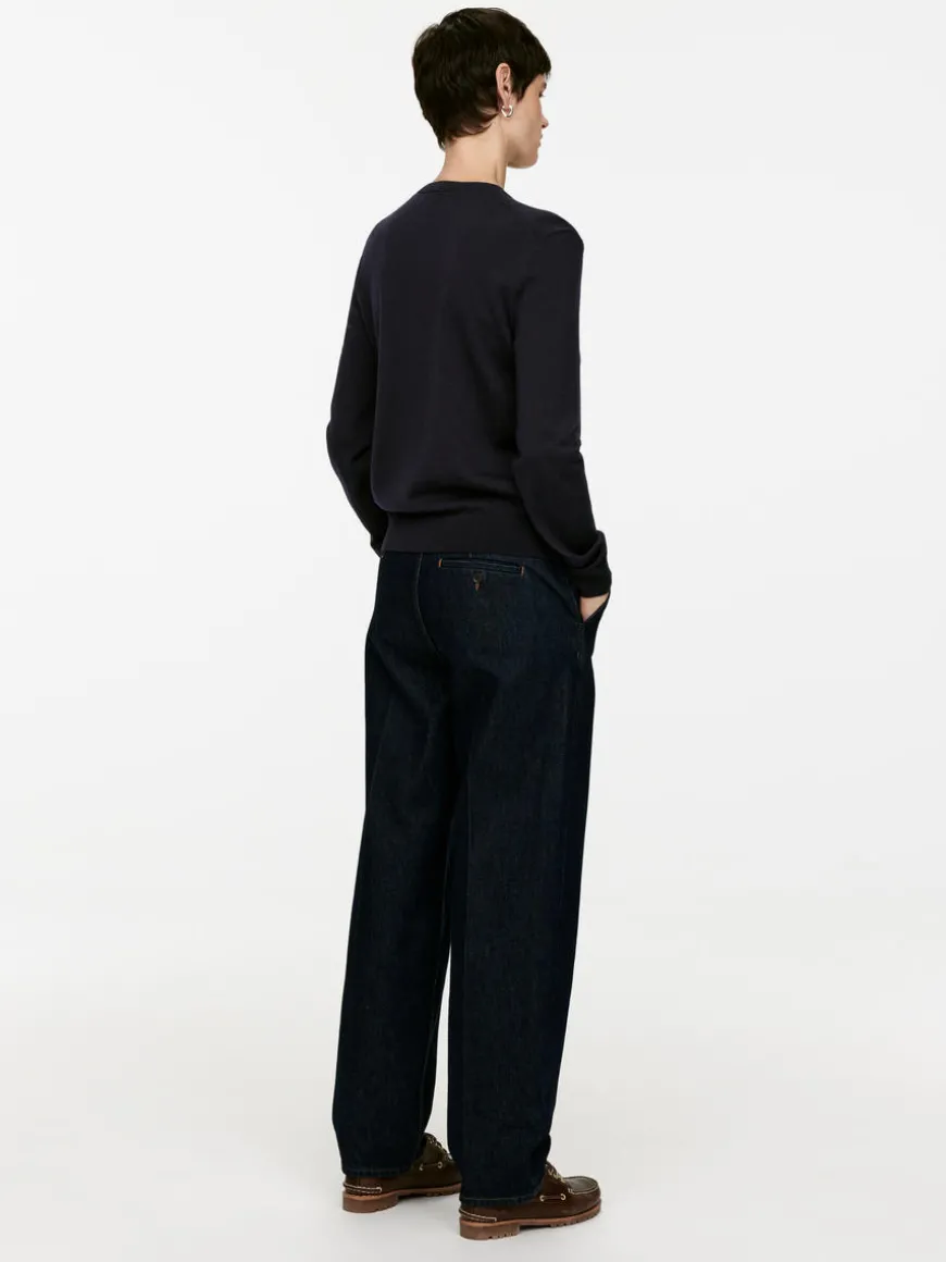 Fine-Knit Merino Jumper