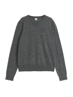 Fine-Knit Merino Jumper