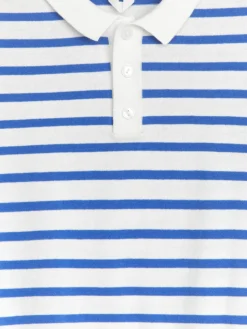 Fine-Knit Polo Shirt