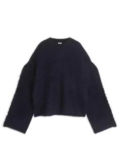 Frill Mohair-Wool Blend Jumper