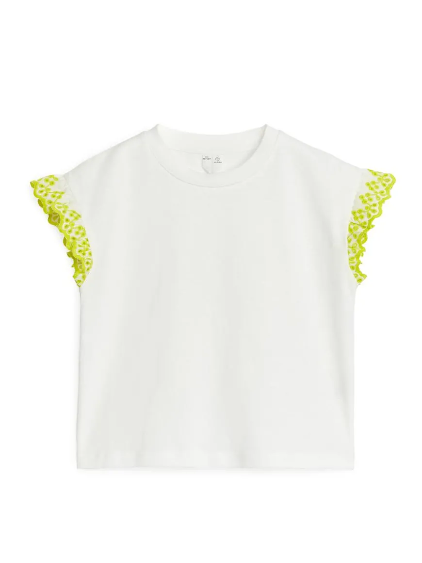 Frill Sleeve T-Shirt
