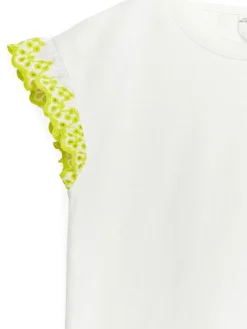 Frill Sleeve T-Shirt