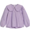 Frill-Collar Blouse