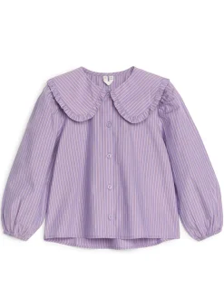 Frill-Collar Blouse